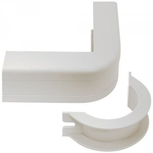 Cablesys ICRW12EBWH Flat Elbow  Base  1-14in.  10 Pk  White