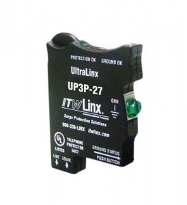 Itw UP3P-27 66 Block  Ul Secondary Surge Protector  27 V  Must Be Orde