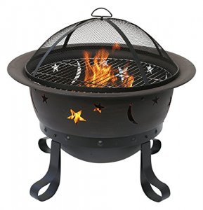 Blue WAD1081SP Outdoor Fire Bowl Bronze