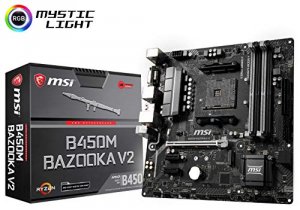 Msi B450MBAZOV2 Mb  B450m Bazooka V2 Amd Am4 B450 64gb Ddr4 Pcie M-atx