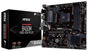 Msi B450PVDHPLUS Mb  B450m Pro-vdh Plus Amd Am4 B450 64gb Ddr4 Pcie Ma