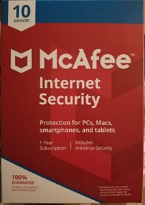 Mcafee MIS00ENRXRAA Internet Security 10device