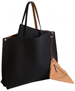 Fabrique WIB-VEG-01 Wib Vegan Blktan Rev Tote