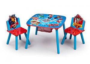 Delta TT89501PW Table  Chair Set W Storage    Paw Patrol