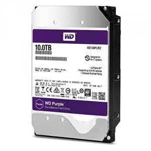 Western WD100PURZ Hard Drive  10t Sata 6gbs 5400-rpm 256m 3.5wd Purple