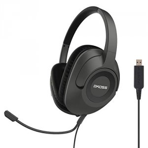 Koss 193540 Sb42 Full-size Communication Over-ear Headset With Detacha