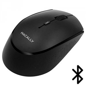 Macally BTEZMOUSEBATB Black Recharge Bluetooth Opt M