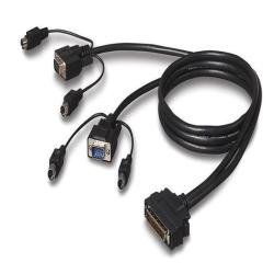 Belkin F1D9400-10 Omniview Dual-port Cable  Vga  Ps2  10 Ft