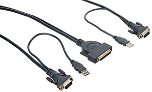 Belkin F1D9401-06 Omniview Dual-port Cable  Vga  Usb  6 Ft