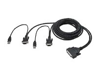 Belkin F1D9401-12 Omniview Dual-port Cable  Vga  Usb  12 Ft