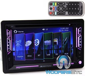 Soundstream VR63B 2-din Aptix Source Unit W Bluetooth  6.2 Lcd Rgb Str