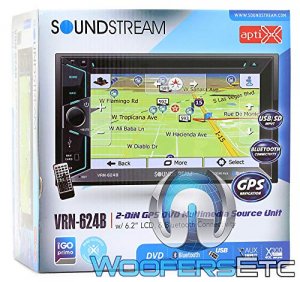 Soundstream VRN624B 2-din Aptix Source Unit W Igo Gps Bluetooth  6.2