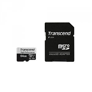 Transcend TS64GUSD330S 64gb Microsd W Adapter Uhs-i