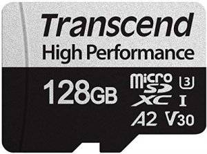 Transcend TS128GUSD330S 128gb Microsd W Adapter Uhs-i