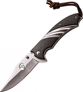 Elk ER-A540SC Fixed Bld Knife 7.6in -3.5in Mirror Finished Bld