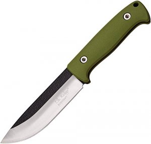 Elk ER-555GN 10.5in Satin Bld W-green Cord Wrap Handle -sheath