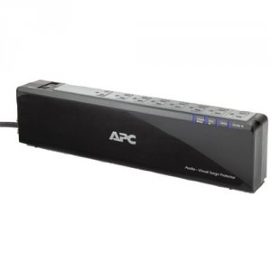 Apc P8V Apc Up  Premium Audiovideo Surge Protector 8 Outlet With Coax 