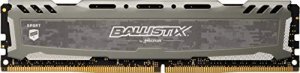 Crucial BLS16G4D32AESB 16g Ddr4 3200mhz Ballistix Sport Lt Grey Cl16 D