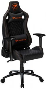 Cougar ARMOR S BLACK Ft Armor S Black Gaming Chair Slim Breathable Pvc