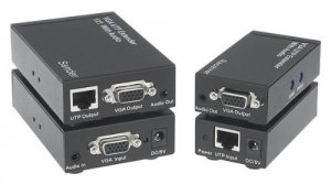 Kanex VGAEXTX1 Pro Vga 1x1 Extender Over Cat5e6 With Audio