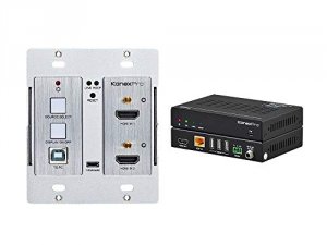 Kanex WP-HDBTKVM3 4k 60 Dual Hdmi Wall Plate W Usb 2 0 Kit