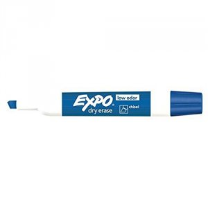 Dymo 80003 Expo Low Odor Blue Chisel 12 Pack