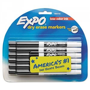 Dymo 86001 Expo 2 Fine Marker Blk 12 Pack