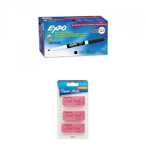 Dymo 86001 Expo 2 Fine Marker Blk 12 Pack