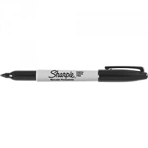 Dymo 30001 Sharpie Fine 12ct Dozen Box Black