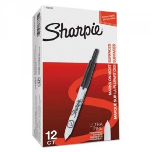 Dymo 1735790 Sharpie Rt Uf Blk O S 12 Pck