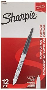 Dymo 1735790 Sharpie Rt Uf Blk O S 12 Pck