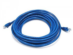 Monoprice 5009 Cat6 24awg  Cable_ 20ft Blue