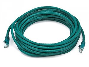 Monoprice 5011 Cat6 24awg  Cable_ 20ft Green