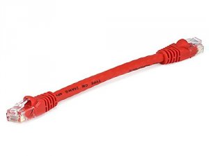 Monoprice 7505 Cat6  Utp  Cable_ 6-inch Red