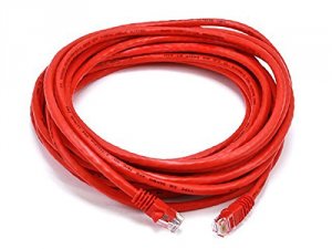 Monoprice 2318 Cat6 24awg  Cable_ 25ft Red