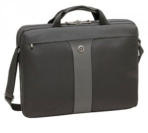 Swiss 67444140 Legacy 17in Slimcase Computer Sleeve - Blackgrey