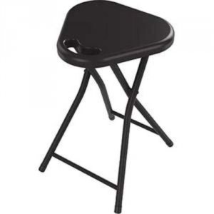 Atlantic 38435923 4pk Folding Stool Black