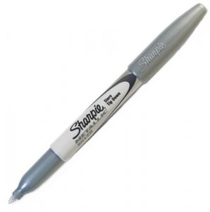 Dymo 39108PP Sharpie Silver Metallic 2 Cd