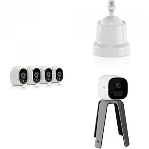 Netgear VMS3430-100NAS Arlo 4 Wire-free Hd Camera Security System - Ca