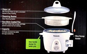 Panasonic SR-G06FGEW 3 Cup Uncooked Automatic Rice