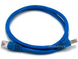 Monoprice 5899 Cat6a  Stp Ethernet  Cable_ 3ft Blue