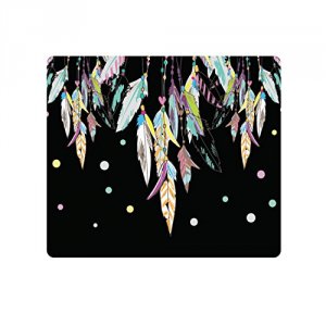 Centon OP-MPV1BM-HIP-09 Otm  Black Mouse Pad, Dream Catcher Colo