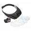 Carson CP60 Led Lighted Head Visor Magnifier 1.5x2x2.5x3x