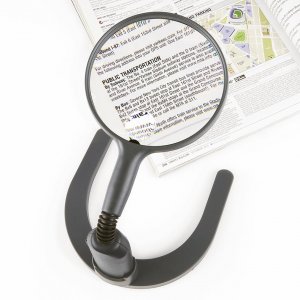 Carson GN55 4.3 Inch Hands Free Magnifier 2x Led Lighted Detach 2-in-1