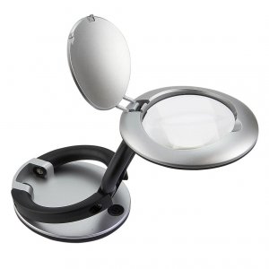 Carson LM10 2.25 Inch Led Lighted Folding Magnifier 3x