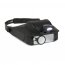 Carson LV10 2x3x5x6 Led Lighted Head Visor Magnifier