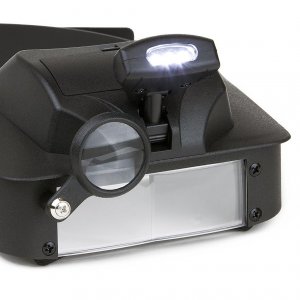 Carson LV10 2x3x5x6 Led Lighted Head Visor Magnifier