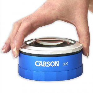 Carson MT33 3x Touch Activated Led Lighted Loupe