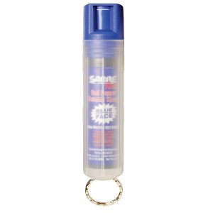 Sabre HC22TCUSBD Red Pepper Spray Keychain With Blue Marking Dye .75 O