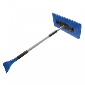 Snow SJBLZDJMBSJB Snow Joe 2 In 1 Telescoping Jumbo Snow Broom Ice Scr